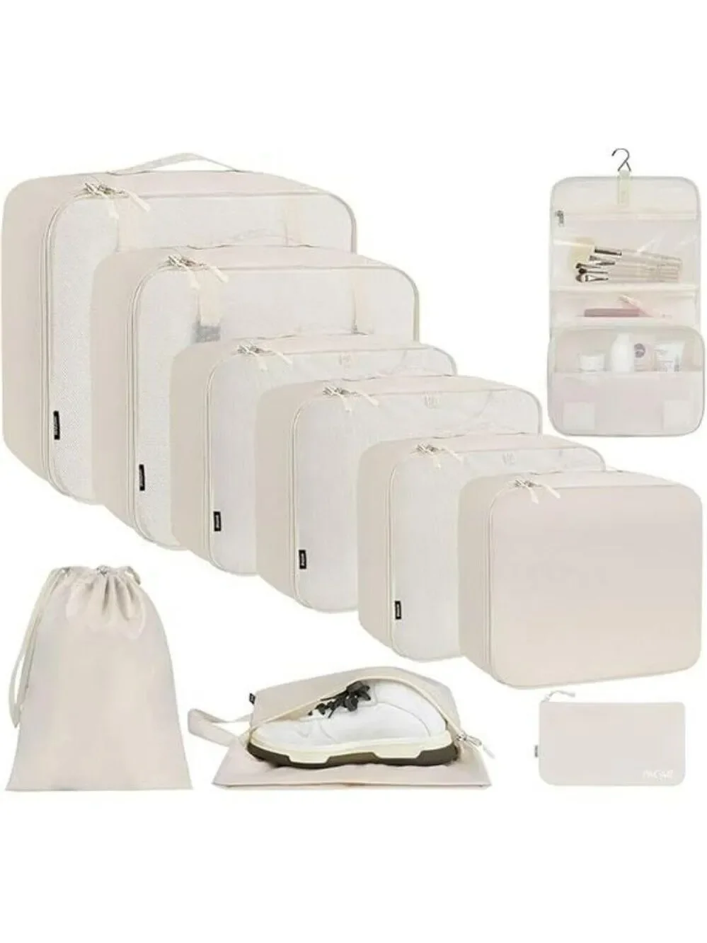 Travel Packing Cubes Set Luggage Organizer Bags for Suitcase Carry On Trip